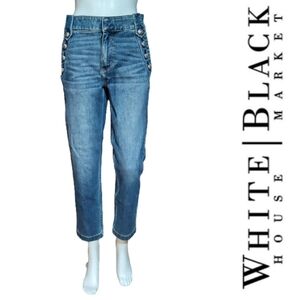 White House Black Market High Rise Blue Jeans